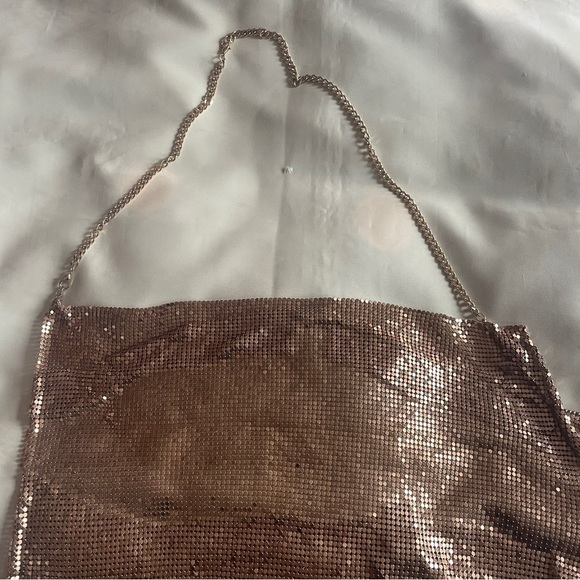 NEW! H:ours- Cowl Neck Gold Imogen Chainmail Mini Dress One Size NWT Party OS - Picture 6 of 8